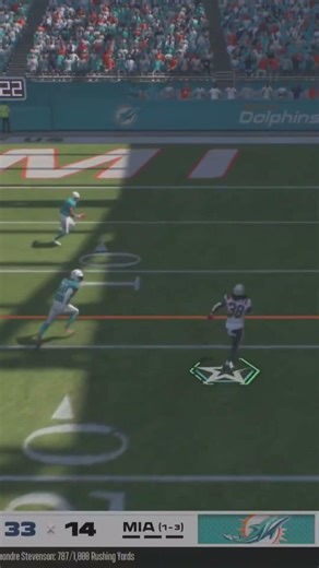 Running Down Hill! #madden26#gaming#nfl