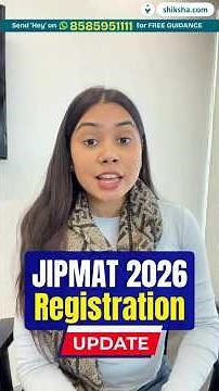JIPMAT 2026 Registration Update | Apply Process, Documents & Fees #jipmat2026 #jipmat #registration