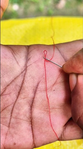 Tips for easily threading a needle.!
