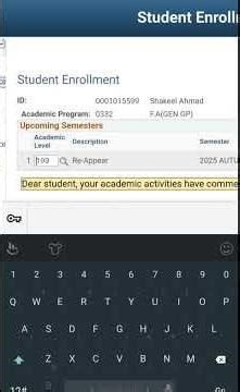 Reappear admission aiou 2026 l Aiou FER 1,FER 2,fail subject admission l How to re appear admisdion