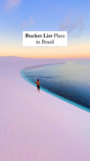 BEAUTIFUL DESTINATIONS on Instagram: "Ready for a wander into one of Brazil’s most enchanting landscapes? 🌟🇧🇷 Welcome to Lençóis Maranhenses National Park—a surreal blend of rolling sand dunes and shimmering lagoons that’ll take your breath away! Here’s why this place should be on your travel bucket list: 🏜️ Endless Dunes: Explore vast, sweeping sand dunes that create a landscape straight out of a dream. 💧 Crystal-Clear Lagoons: Discover stunning turquoise lagoons nestled between the dunes,