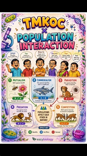 Population Interactions Made EASY with TMKOC| Class 12 Ch- Organism and Population