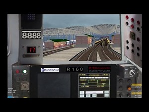 OpenBVE HD: Operating NYC Subway R160B Siemens Q Train (57th St.-7th Ave to Coney Island)