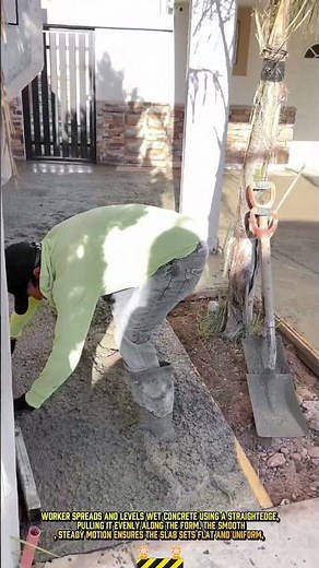 Concrete Slab Leveling Process for a Flat Patio Surfaces #dailywork #patio #satisfying