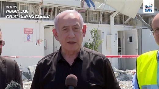 Israeli Prime Minister Netanyahu held a news conference on Thursday, June 19, outside Soroka Medical Centre in Beersheba after an Iranian attack hit the area. In the news conference, Netanyahu thanked President Trump for his support and emphasized Israel's objectives in Iran, which focus on the removal of the ballistic and nuclear threat. The Soroka Medical Centre director said that following the barrage, 40 people were injured due to the strike and that the centre was evacuated in the past few 