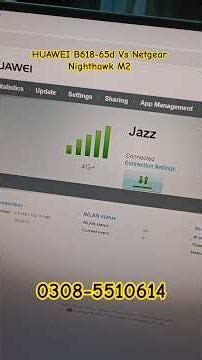 Huawei B618-65d Vs Netgear Nighthawk M2 Comparison Speed Test