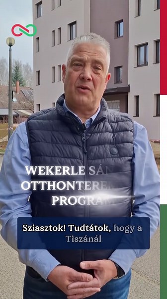 Mától minden nap egy-egy rövid videóban mutatom be nektek a TISZA főbb vállalásait, hogy lássátok, pontosan milyen országot építünk. Az első nagyon fontos vállalásunk a Wekerle Sándor otthonteremtési program.