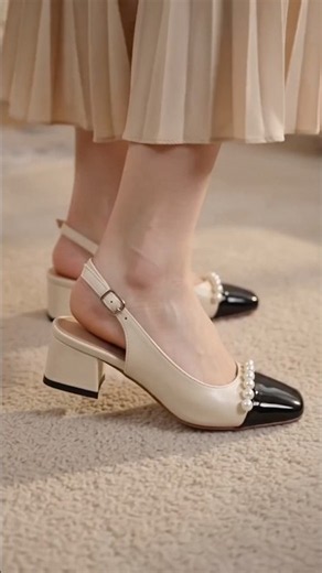 Women’s Chunky Heel Sandals | Elegant Slingback Shoes for Women 👠✨| Checkout Stories #womenssandals