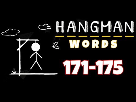 HANGMAN WORDS Two Player Games level 171 172 173 174 175