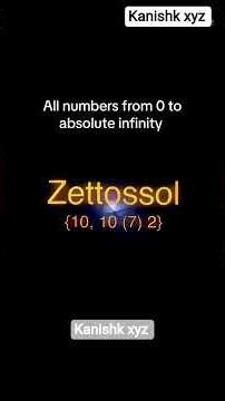 All numbers 0 to absolute infinity #infinity #maths #science