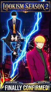 Lookism season 2 release date finally confirmed 😱 #lookism #anime #releasedate #trendingshorts