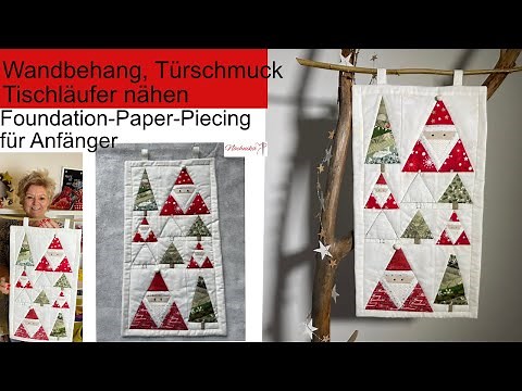 Weihnachtsdeko nähen🎄 FPP für Anfänger