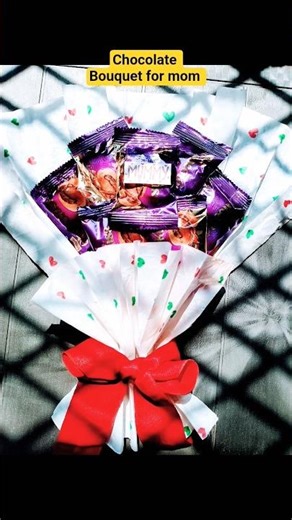 Chocolate Bouquet For mom❤️#diy #craft #mother #chocolate #gift ideas #mother's day