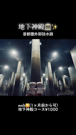 首都圏外郭放水路の地下神殿探訪