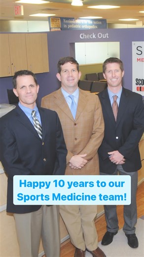 What a difference a decade makes! Our Center for Excellence in Sports Medicine was born in April 2014. Since then, we've opened our Scottish Rite for Children Orthopedic and Sports Medicine Center in Frisco, expanded our incredible team of sports experts, and have grown our sports medicine clinic visits by more than 130%! Thank you to everyone who has been part of the process and continues to make Scottish Rite a world-renowned center for athletes to receive care.🎉 | Scottish Rite for Children