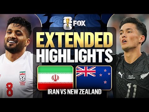 Iran vs New Zealand Extended Highlights 🌎🏆 2026 FIFA World Cup™