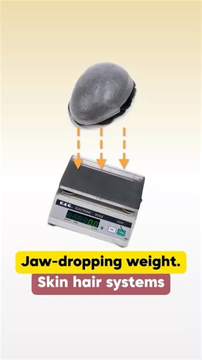 Discover how incredibly light our skin systems are! Would you like to try? | LaVivid Hair System