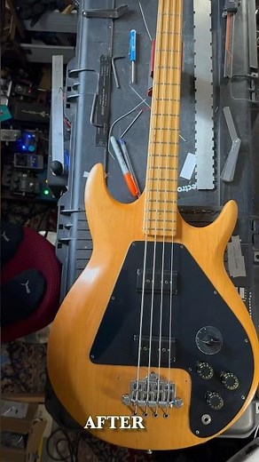 73’ Gibson L9S The Ripper Before and After Pro Setup 4 String Bass Guitar DELUXE