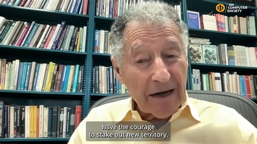 More from our 2024 Computer Pioneer recipient, Leonard Kleinrock! "The advice I would give students these days and young faculty members is basically, believe that you can achieve!" Learn more about his story @ https://bit.ly/3UzgeBr #IEEE #IEEECS | IEEE Computer Society | Facebook