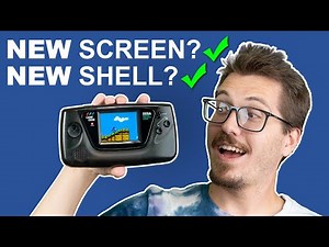 BennVenn Game Gear Screen Install!