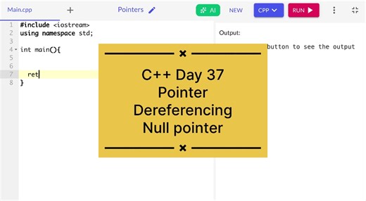 C Day 37 practice session 👩‍💻📝📚 Pointer, declaration , initialization, dereferencing, null pointer 👩‍💻📚📝 Cpp for complete beginners 👩‍💻📝 Computer science 👩‍💻📝 #computerscience2026 #programmingfundamentals #pointers #programming #coding