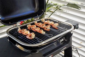 Grilled Monkfish & Prawn Skewers   | Seafood | Weber recipes