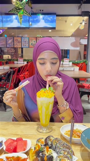 Somaiyah Somee on Instagram: "Craving authentic Korean food in Publika? 🍜🥢 Today I tried Seafood Ramyun, Ramyun Tteokbokki, Beef Kimbap, Mango Milkshake, and finished with Oreo Bingsu at The Fire Korean Restaurant 😋 Halal-friendly, cozy vibes, and unlimited side dishes perfect for a meal with friends or family. Which one would you try first? 😍 #TheFireKoreanRestaurant #PublikaEats #HalalKoreanFood #foodiemalaysia #KoreanFoodLover @thefire_my"