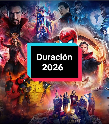 Duración del MCU hasta 2026: tiempo total de todas las películas