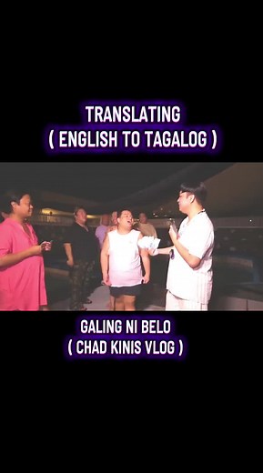 Translating English to Tagalog: Chad Kinis Vlog Part 2