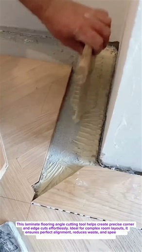 GENIUS Laminate Flooring Angle Cutting Tool | Perfect Corner Cuts Every Time!