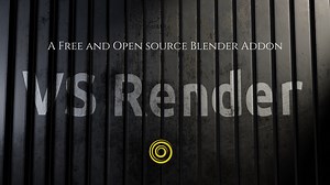 Speed up Video Sequenced rendering with the free VS Render add-on