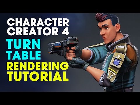 Character Creator 4 Release ~ How to use the Turntable Feature in CC4 ~ Real-time Render