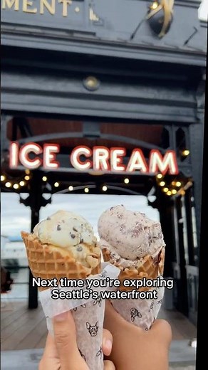 🍦Molly Moons Ice Cream #seattle #summer #travel #seattleeats