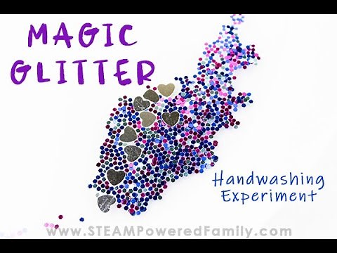 Magic Glitter - Science Experiment with Soap