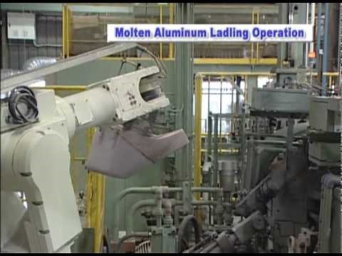 Molten Aluminum Ladling - Kawasaki Robotics
