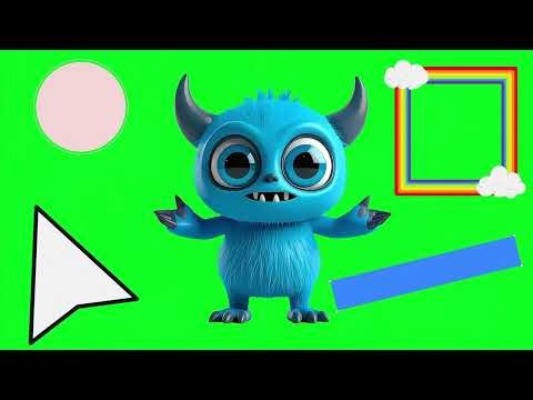 The Shape Monster 👾 | Learn Shapes for Kids