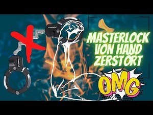 MASTER LOCK🔐 Handschellenschloss von Hand zerstört 🔥 MEGA FAIL ❌😁 E Scooter Schloss