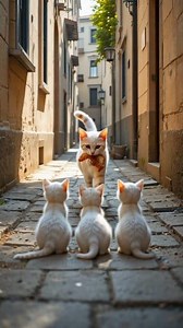 4M views · 142K reactions | Mother cat brings meal for her kittens ❤️ . . #cat #catlover #animals #animallover #kittens | Entertainment Facts | Facebook