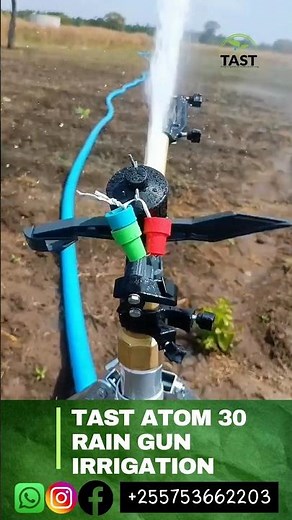 sprinkler irrigation solutions with TAST ATOM 30 Rain gun #tast#tasty #irrigation #farmer #farming