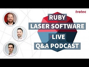 Trotec Laser Ruby |🔴LIVE Q&A Session | 12pm EST
