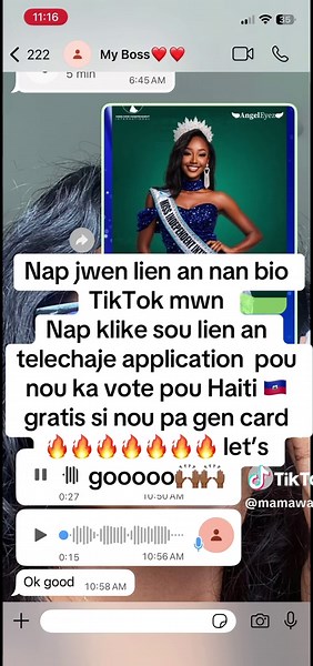 An al vote 🔥🔥 paske ane sa c pou nou 🔥🔥🔥🔥🇭🇹🇭🇹🇭🇹🇭🇹🇭🇹 #haiti #haitiantiktok🇭🇹 #miss #viralvideo #fyppppppppppppppppppppppp