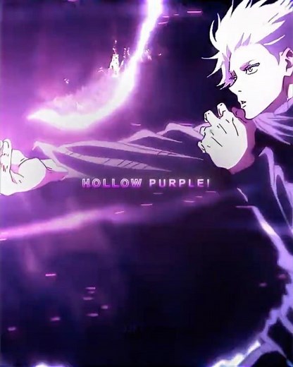 When Gojo Did Hollow Purple 💀 || Jujutsu kaisen #gojo #sukuna #jjk