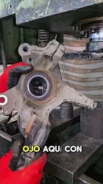 How to CHANGE a Wheel Bearing without damaging your car 😱🔥 #Shorts