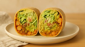 How to Make a Vegan Spicy Chickpea Wrap | Quick & Flavourful Plant-Based Lunch