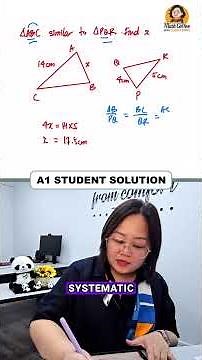 Similar Triangles; Finding Unknown Side