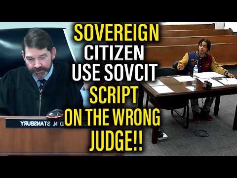 Young Sovereign Citizen Uses “Script” on the WRONG Judge — INSTANT FAIL!