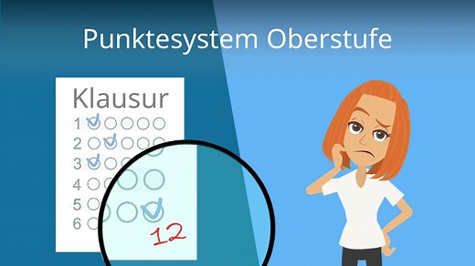 Punktesystem Oberstufe • Notentabelle