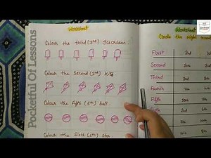 Ordinal Numbers UKG ( Worksheet ) @PocketfulofLessons