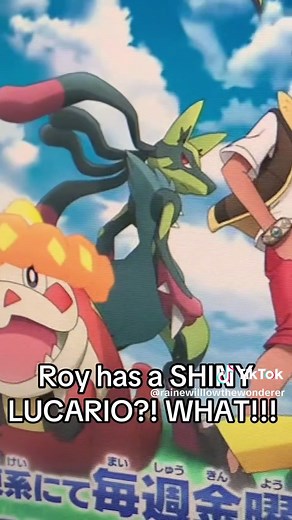 Roy's Shiny Lucario Revealed in Pokémon Horizons