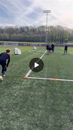 Pre-practice competition with intent. We used a partner-based COD vs. linear sprint race to target the reacceleration phase—specifically, the ability to rapidly re-match or exceed linear sprint… | Mark Jamison